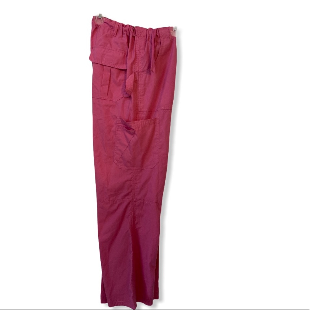 Bannock Court pink cargo scrub pants size XL